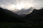 lumière sur les Alpes